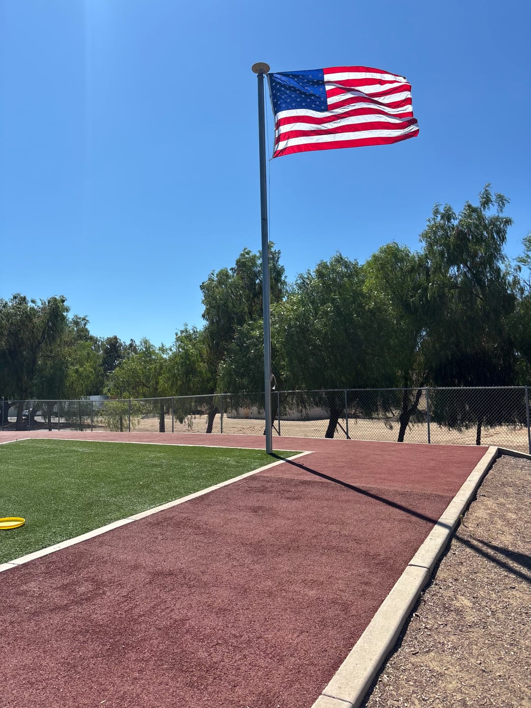 Customer photo review of 5' x 8' American Flag