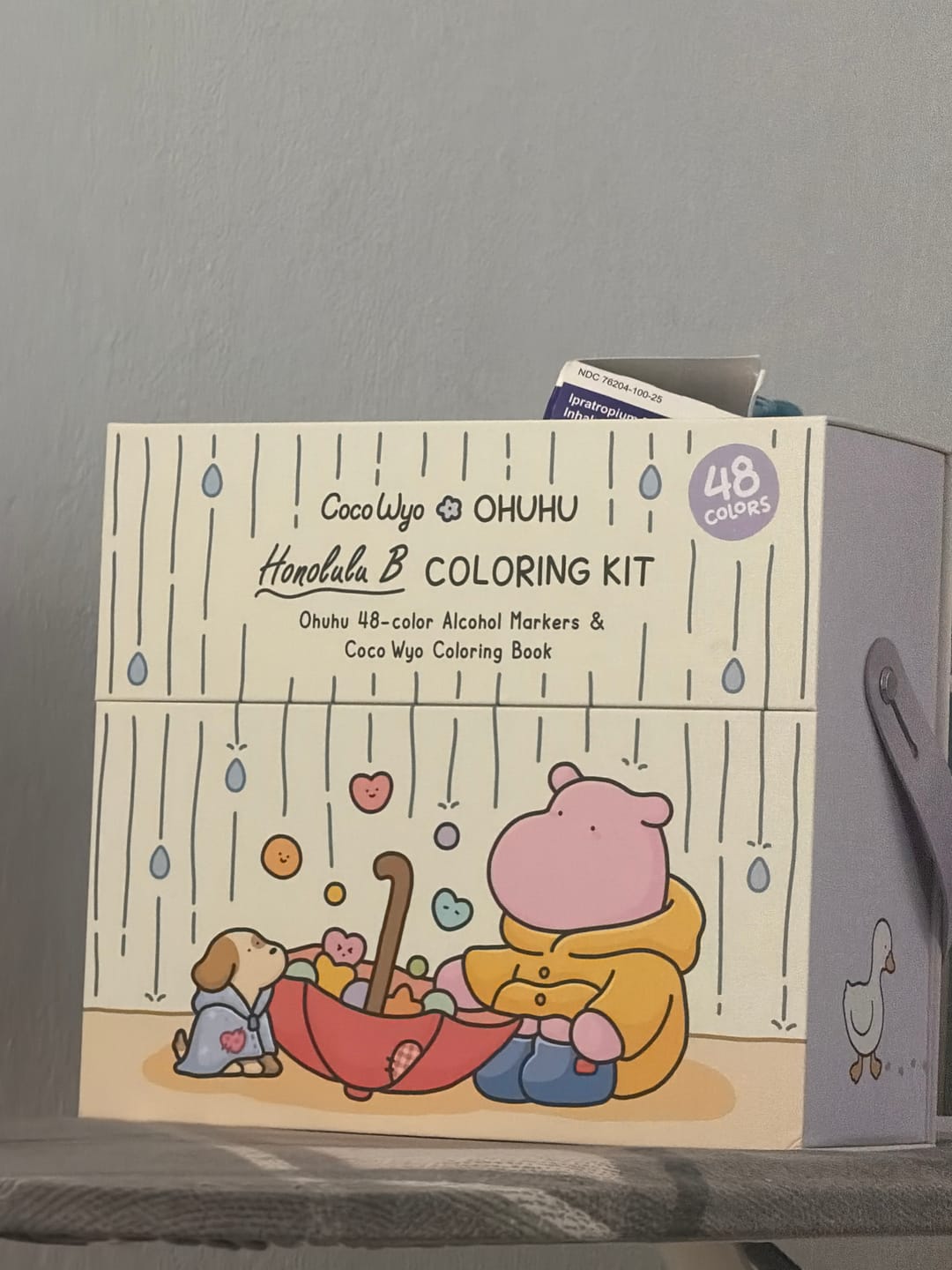 Customer photo review of Ohuhu x Coco Wyo Cozy Mood Coloring Kit, Honolulu B 48 Colors Alcohol Markers with Brush & Fine Dual Tips, Coloring Book with Mood Tracker Pages