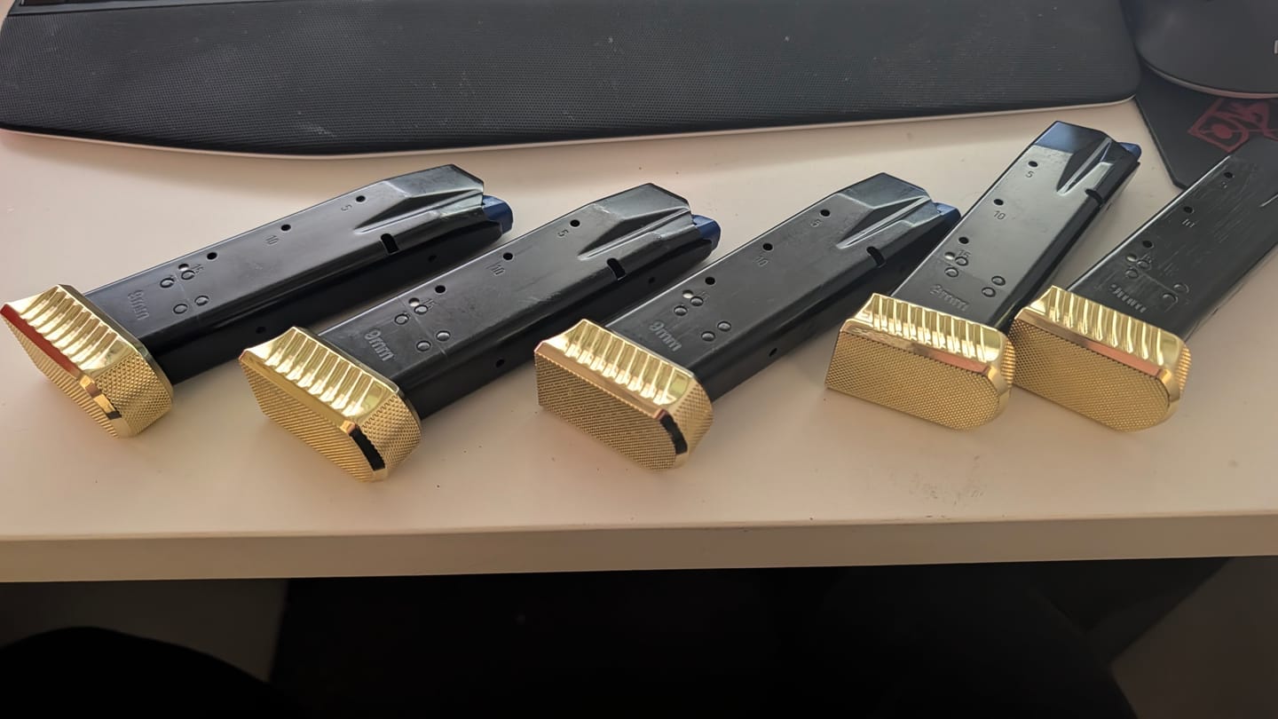 Customer photo review of CZ Shadow 2 & CZ 75 SP-01 Mec-Gar +2 Magazine Base Pad