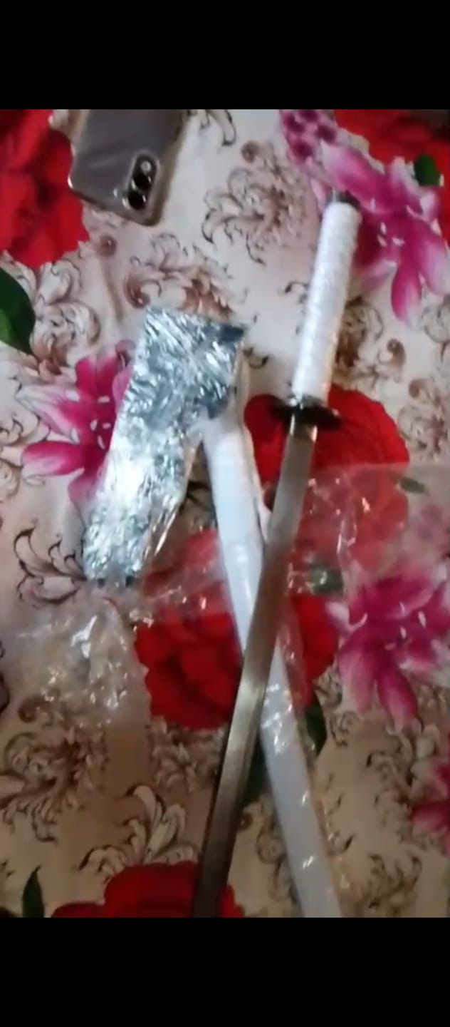 Customer photo review of White katana