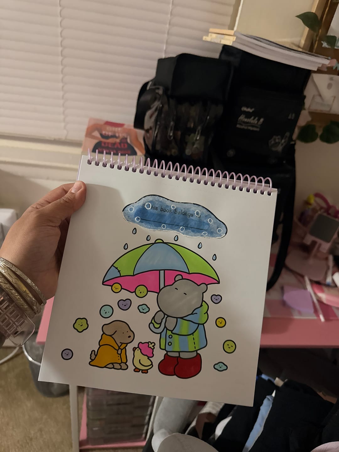 Customer photo review of Ohuhu x Coco Wyo Cozy Mood Coloring Kit, Honolulu B 48 Colors Alcohol Markers with Brush & Fine Dual Tips, Coloring Book with Mood Tracker Pages
