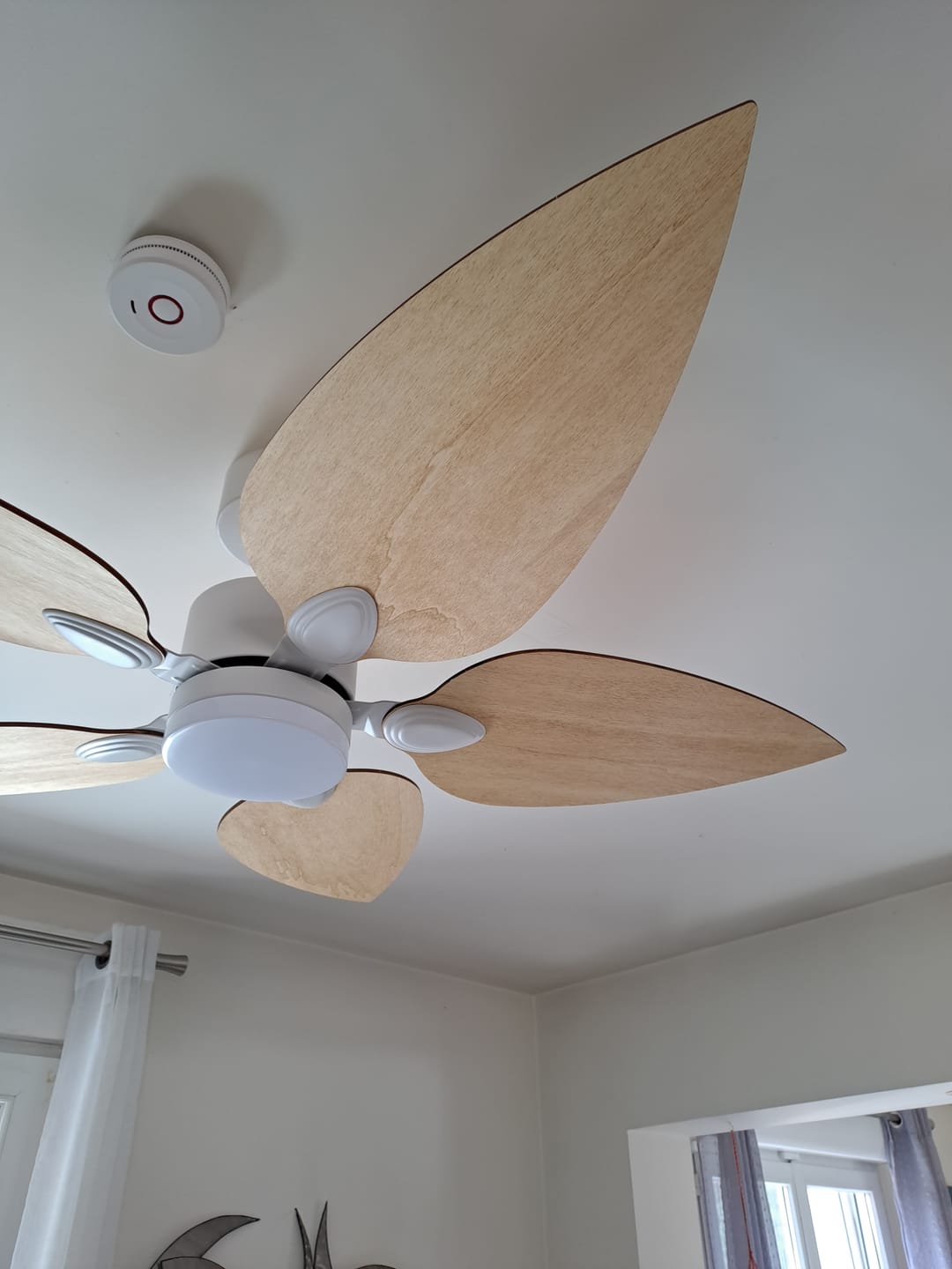 Customer photo review of Virevole teinté Chêne | Ventilateur de plafond – Ø 131 cm