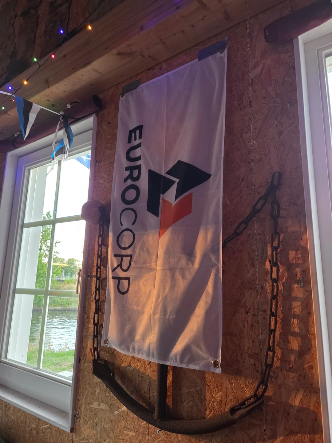 Customer photo review of Personalised Standard Flag