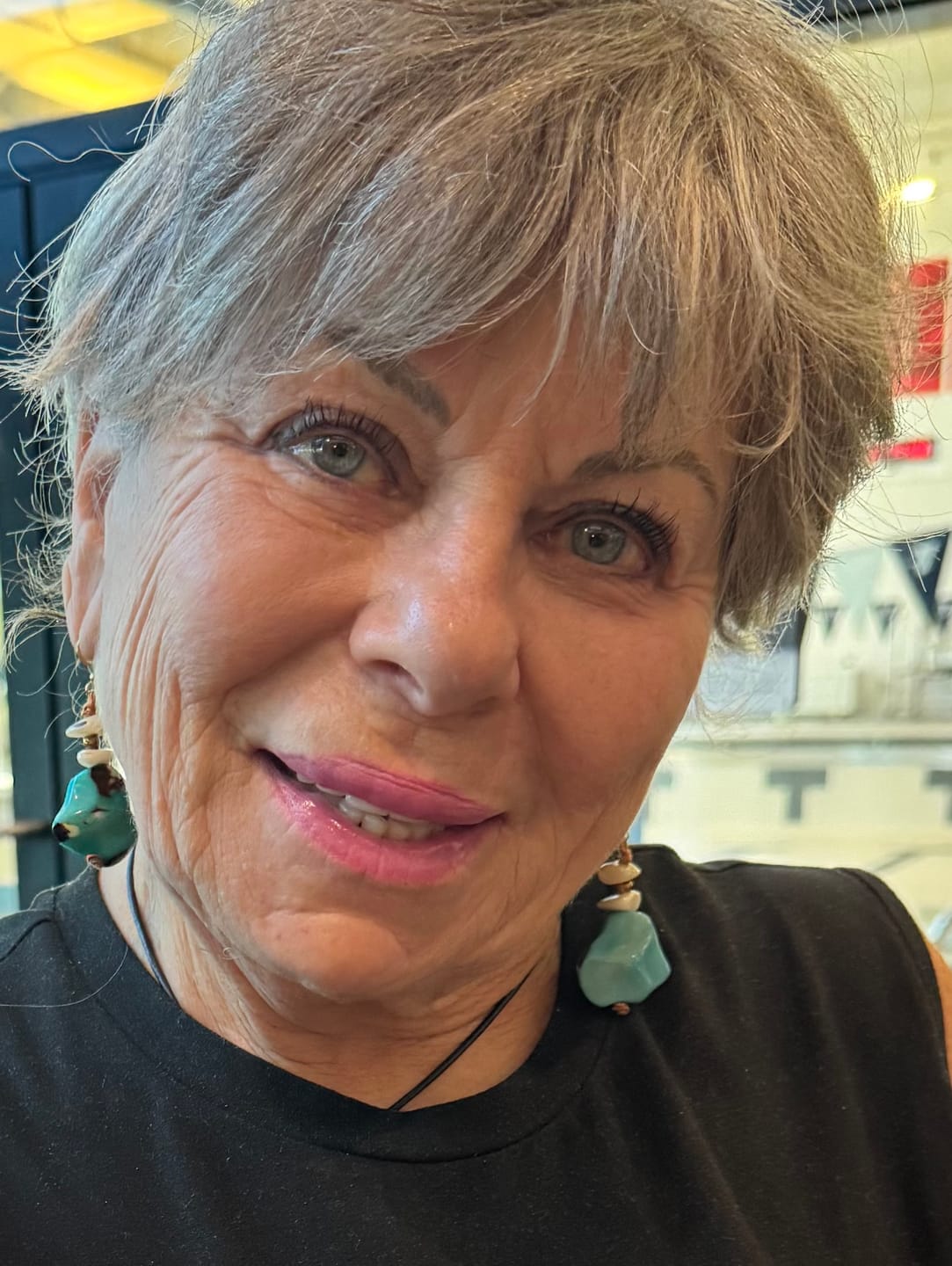 Customer photo review of Elise Earrings