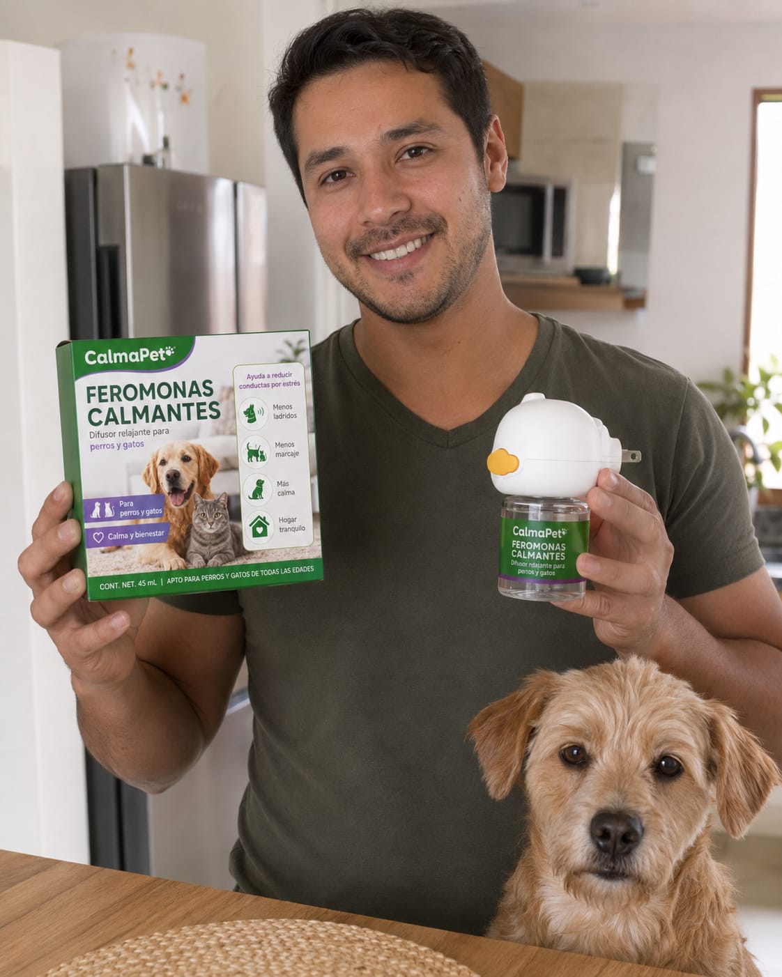 Customer photo review of Calmapet Kit de difusor calmante para perros