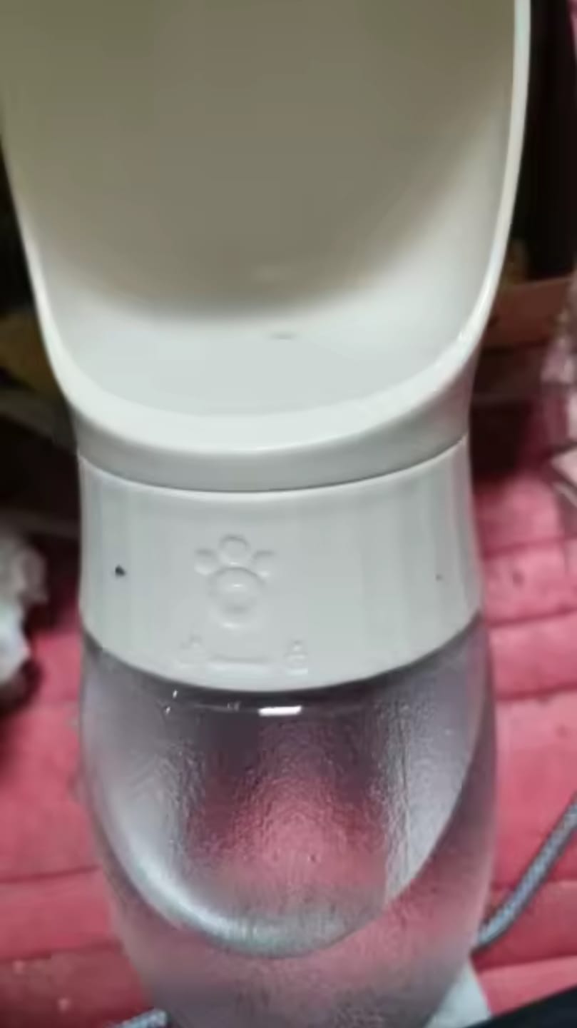 Customer photo review of Gourde portable pour chien 300ML