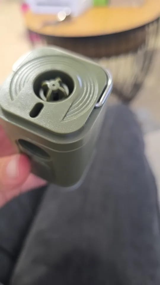 Customer photo review of Inflador Portátil Recargable 3 en 1