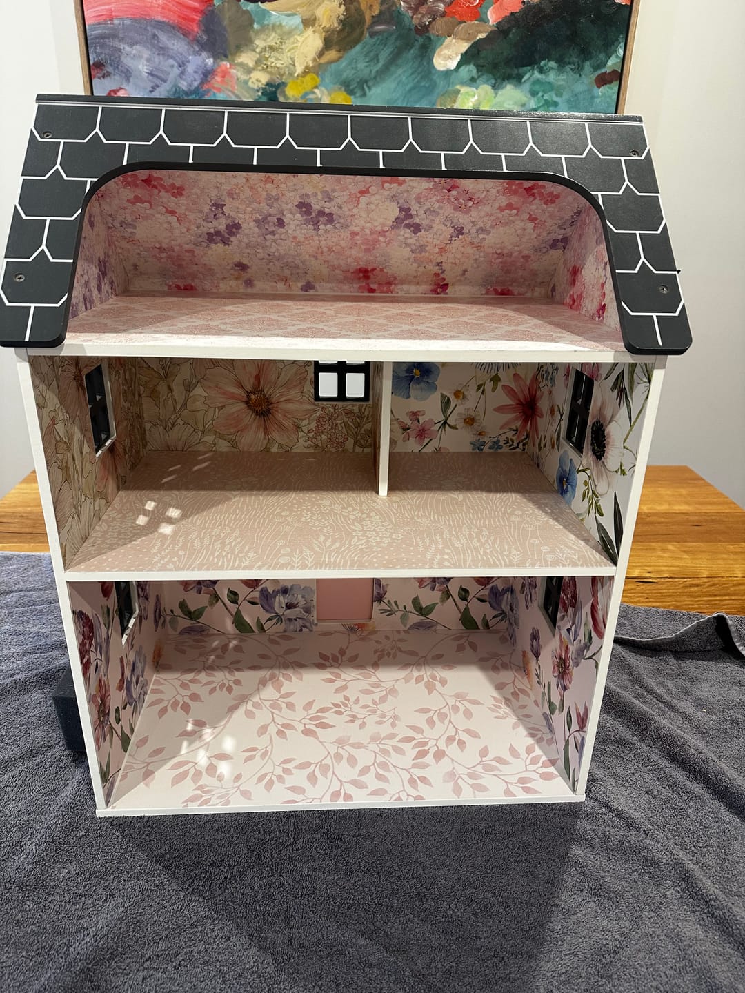 Customer photo review of English Rose Wallpaper