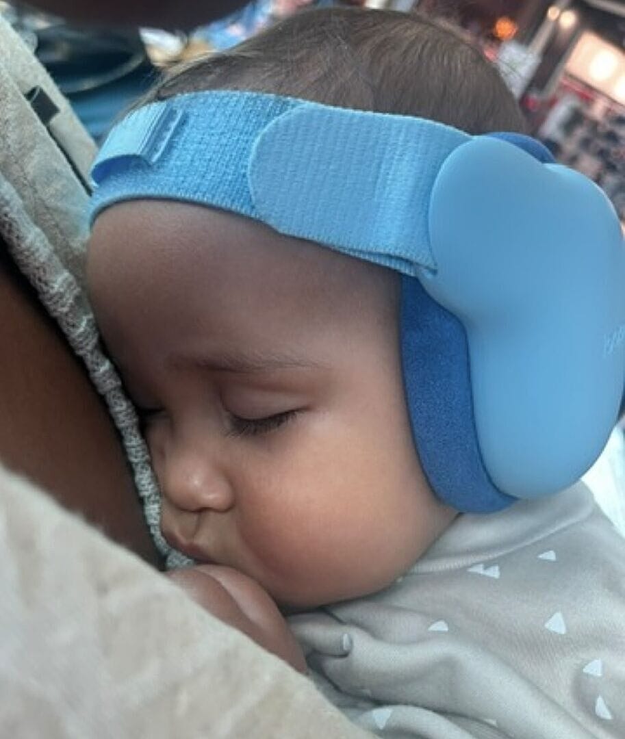 Customer photo review of Loop Cocoon™ Baby Earmuffs