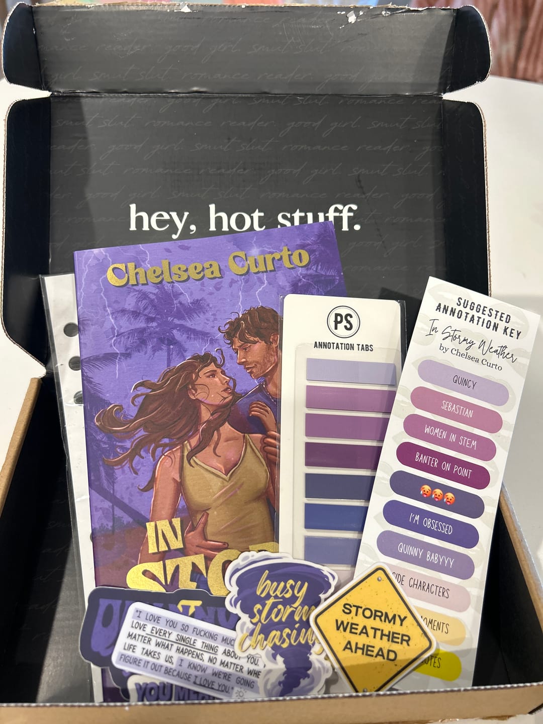 Customer photo review of good girl book club subscription