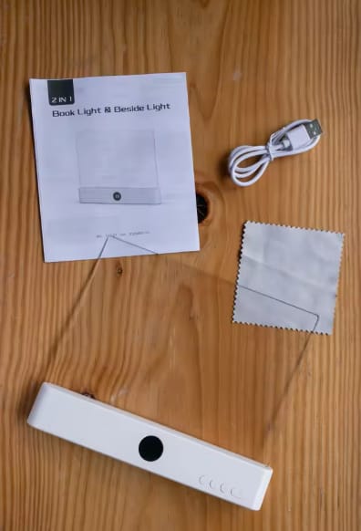 Customer photo review of Luz de Lectura LED 2 en 1 Recargable con Temporizador
