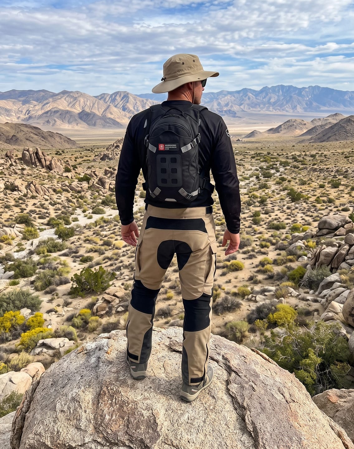 Customer photo review of 12L - Explorer Adventure Touring Backpack with Chest Harness