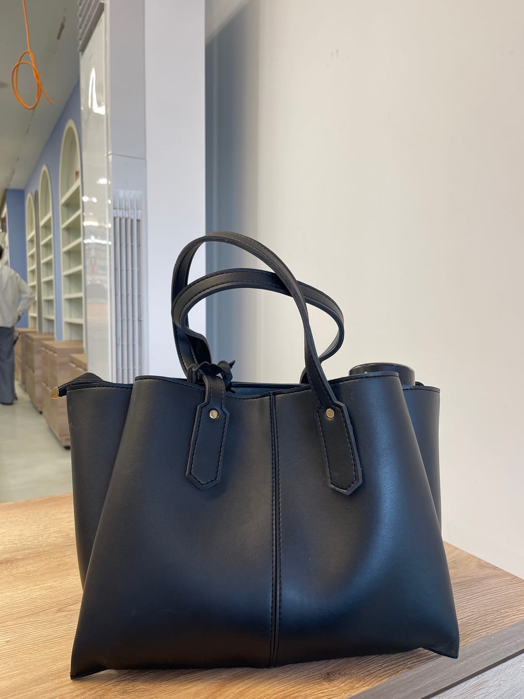 Customer photo review of Eugene Tote Black