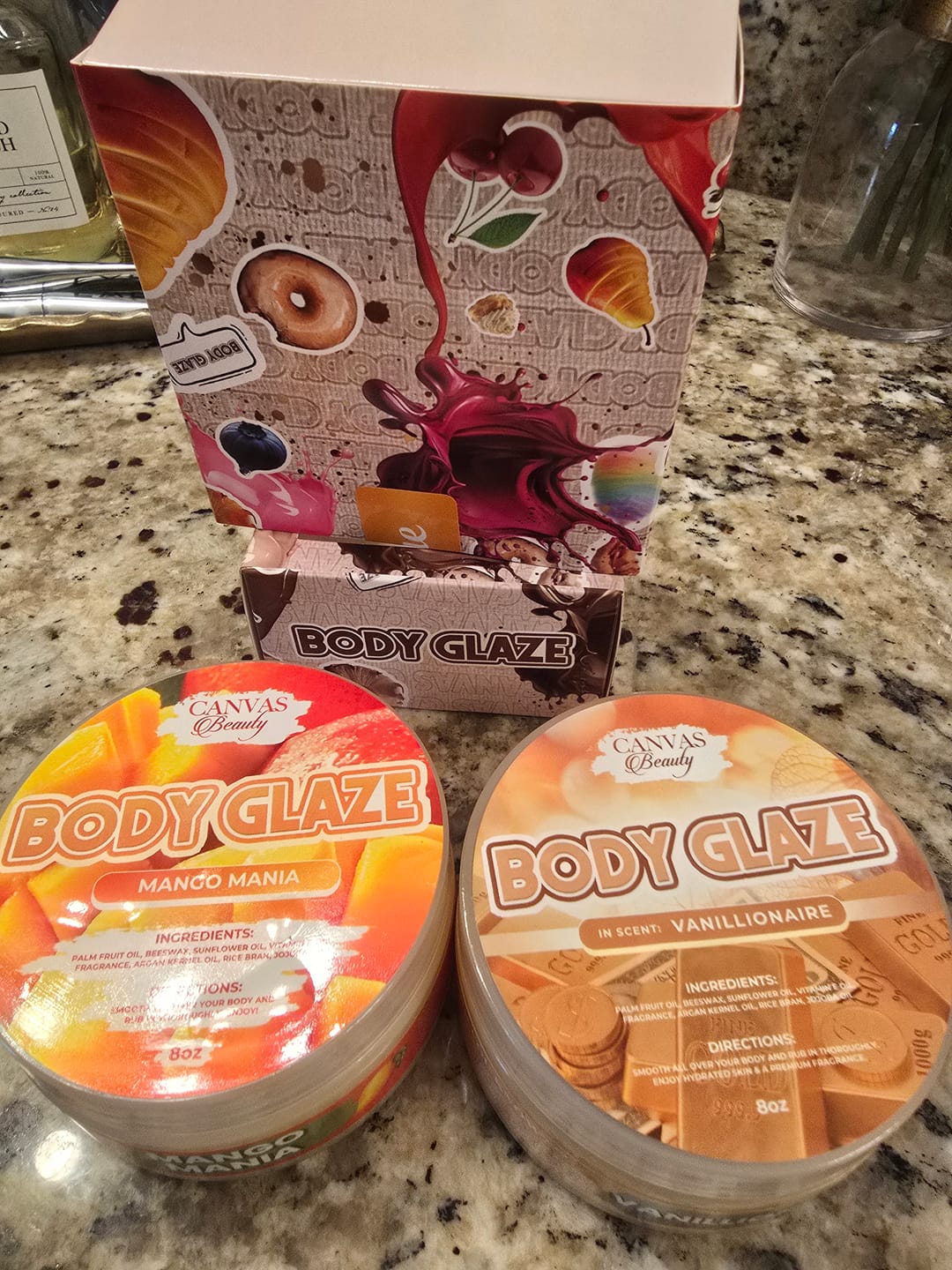 Customer photo review of (NEW) BODY GLAZE: MANGO MANIA