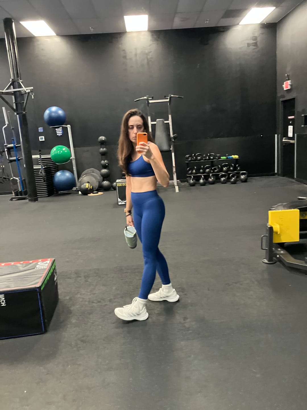 Customer photo review of Sculpt Legging - Blueberry