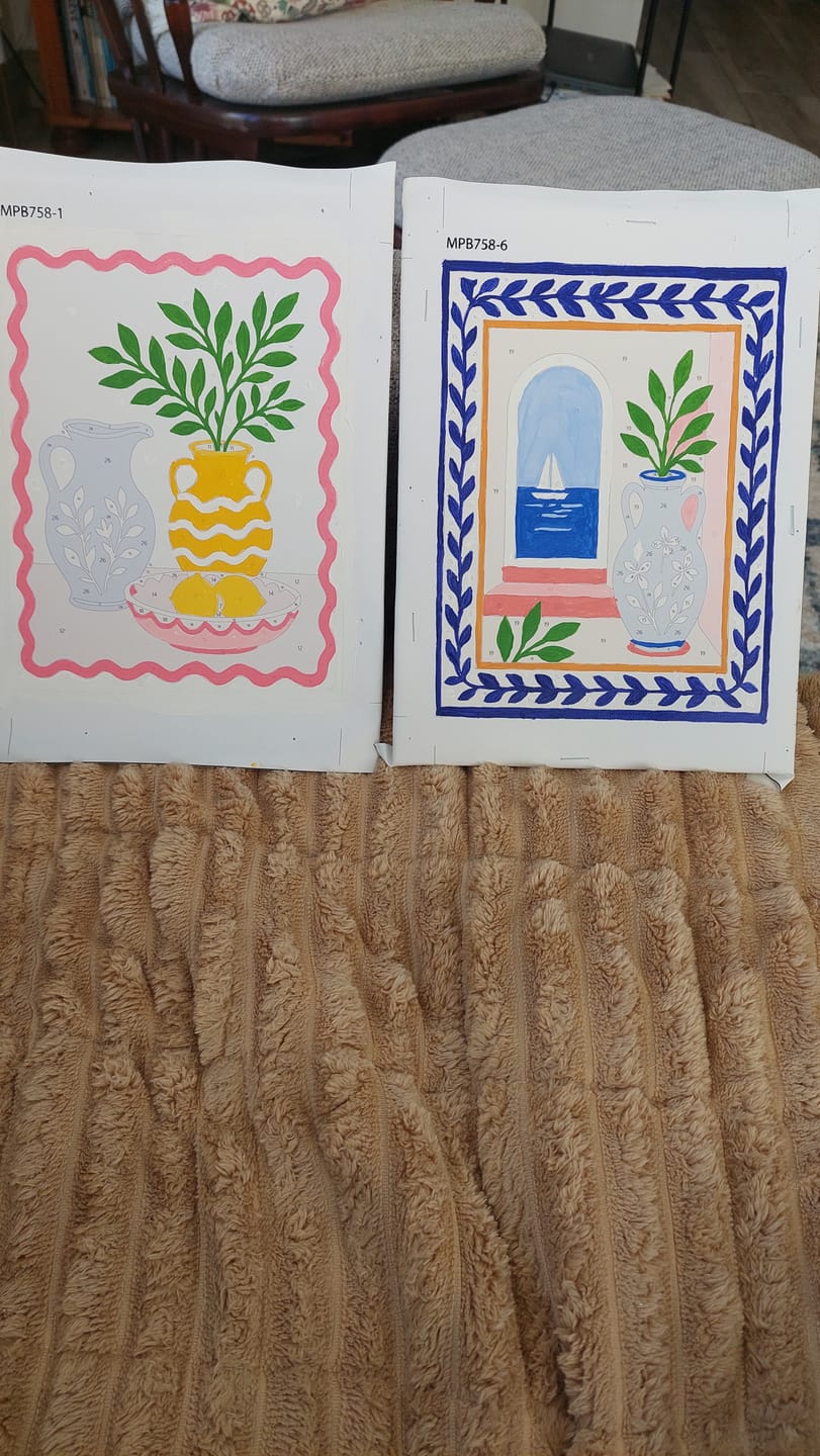 Customer photo review of 6 Mini Paintings - Sunny Still Life Set