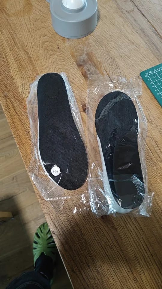 Customer photo review of Padel Oxy inlegzolen. 2 voor 1. Niet langer op halve kracht!