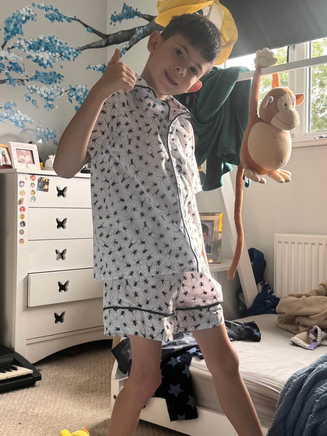 Customer photo review of All Over Spiders Polycotton Fabric