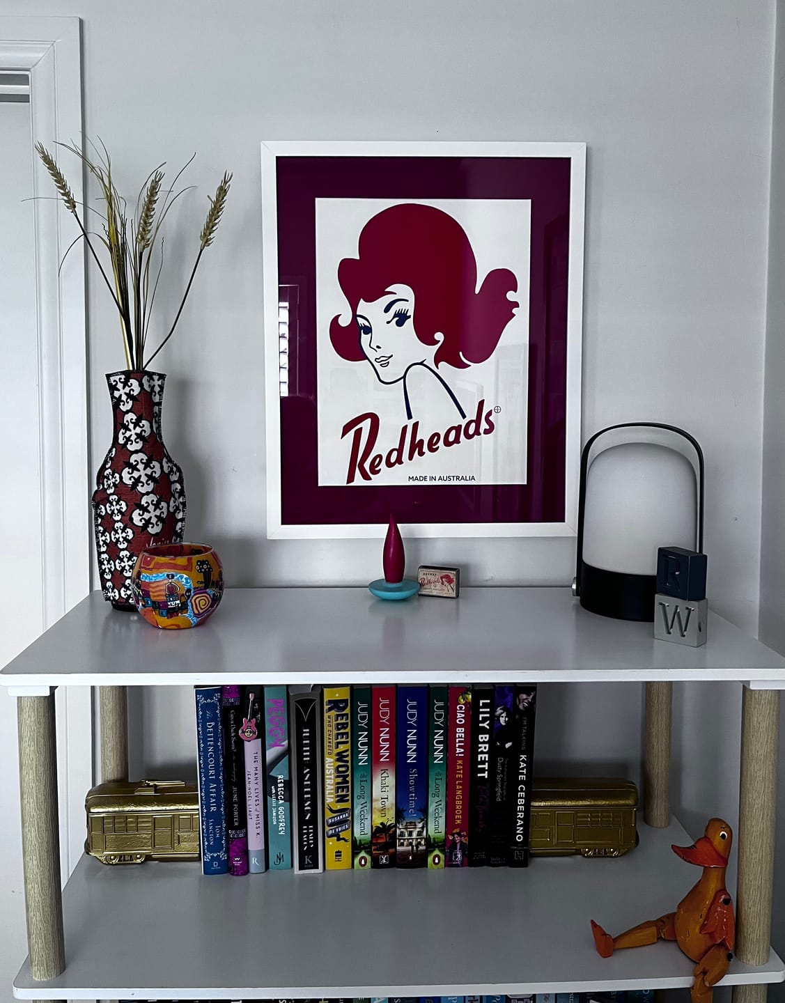 Customer photo review of Redheads Matches 1971 | Retro Australian Wall Art Print