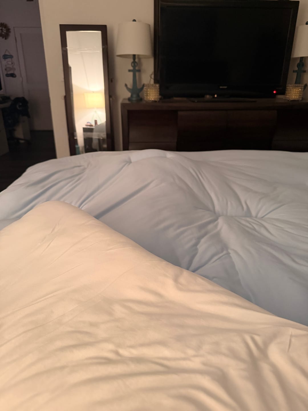 Customer photo review of MarshMellow Comforter