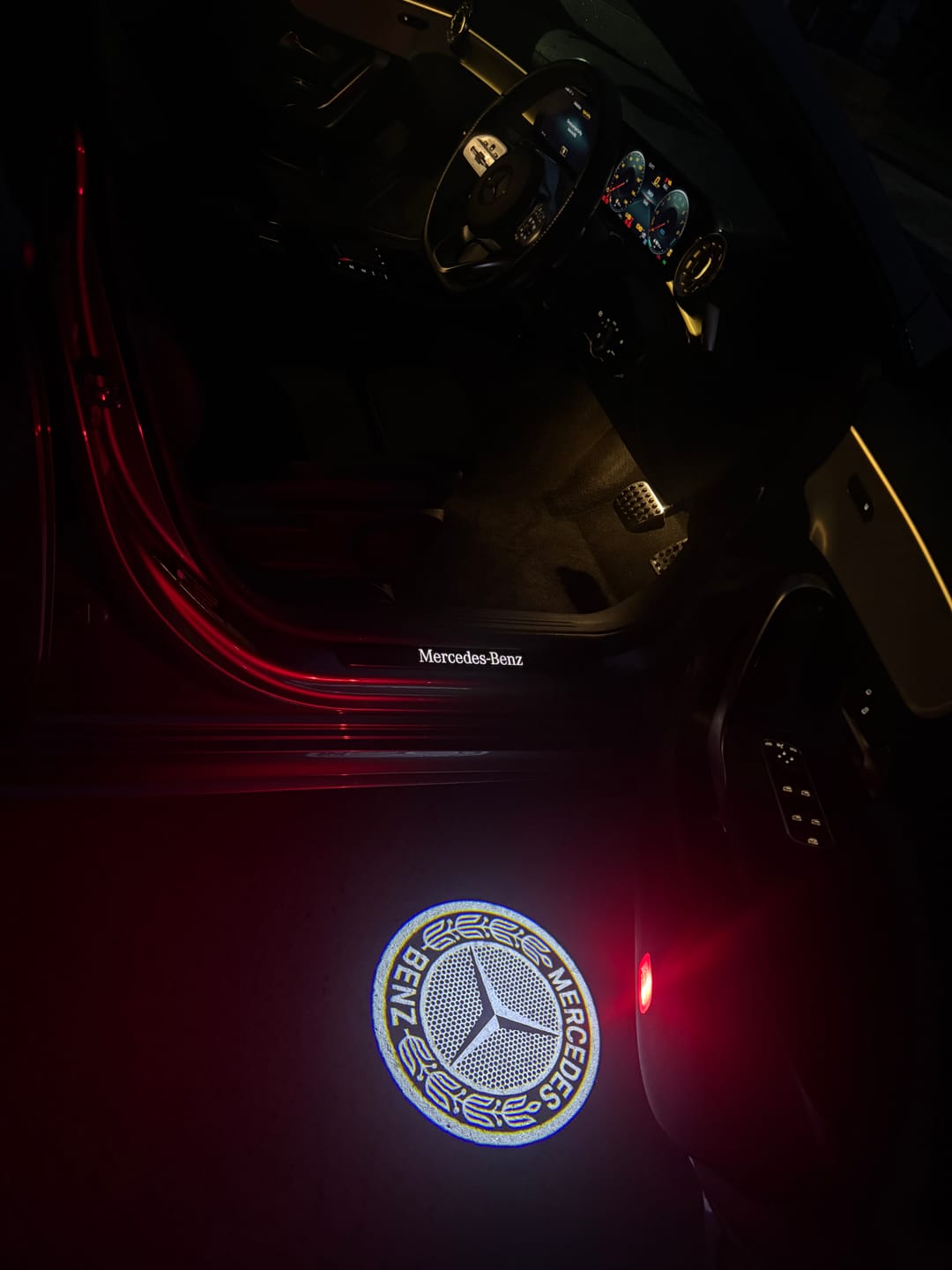 Customer photo review of MERCEDES DOOR LIGHTS