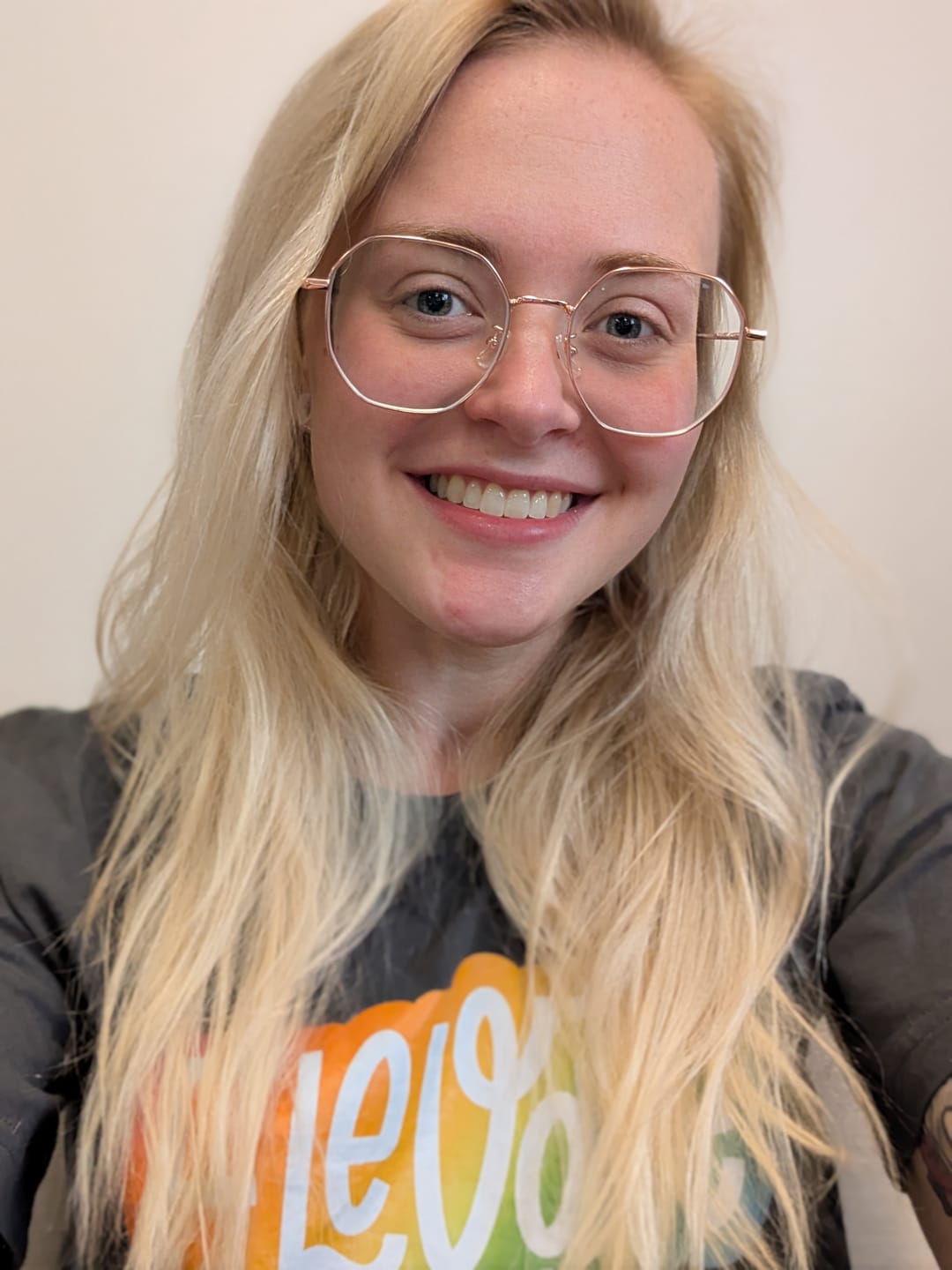 Customer photo review of Lynn Eyeglasses