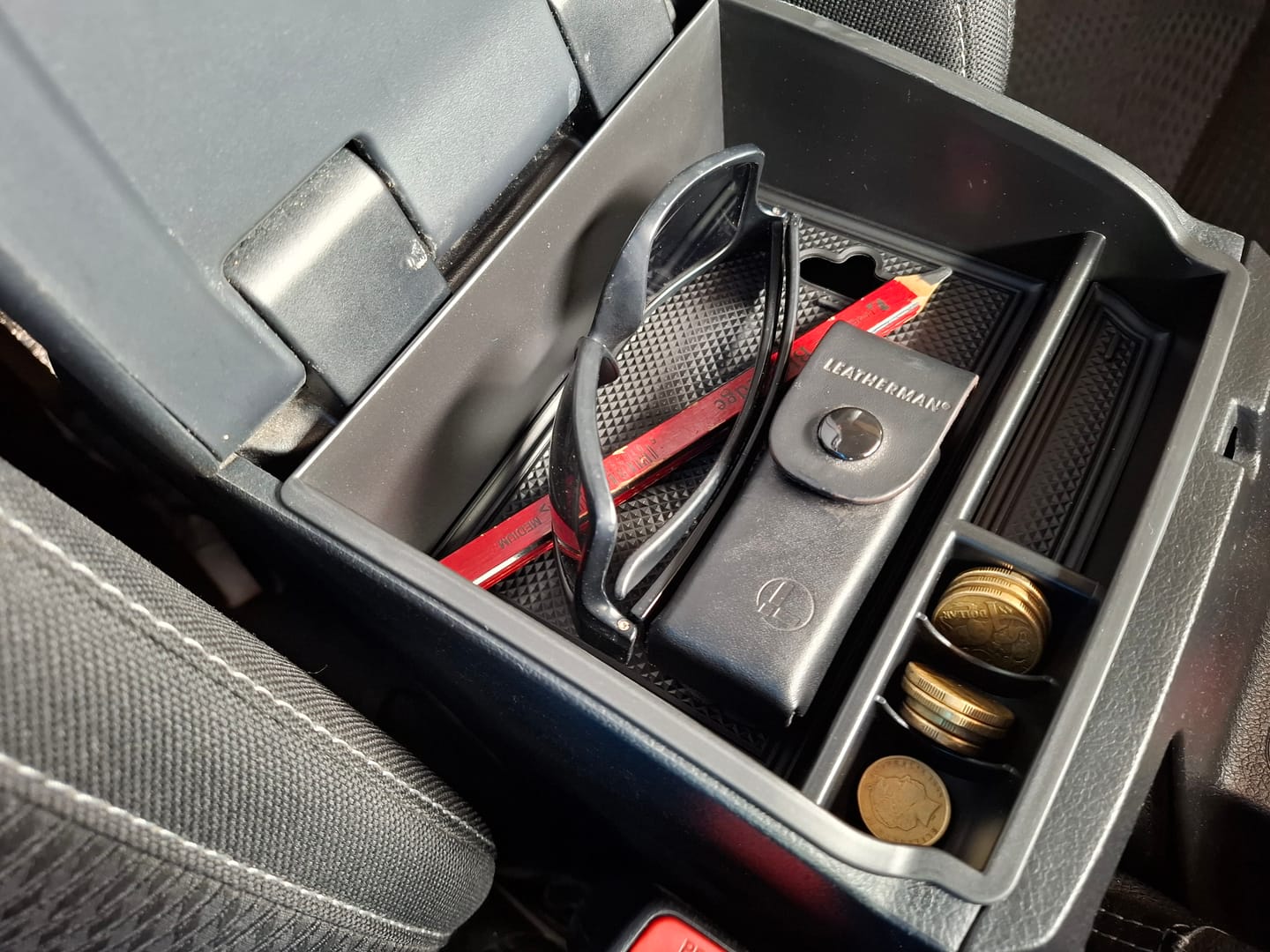 Customer photo review of Toyota Hilux N80 (2016–2025) Centre Console Storage Box