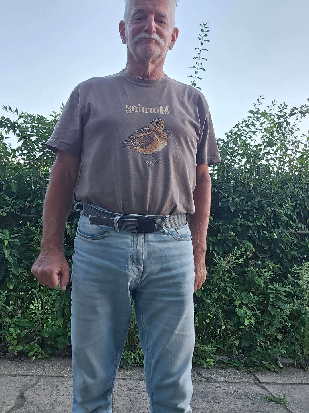 Customer photo review of Morning Woodcock Comfort Colors® Tee