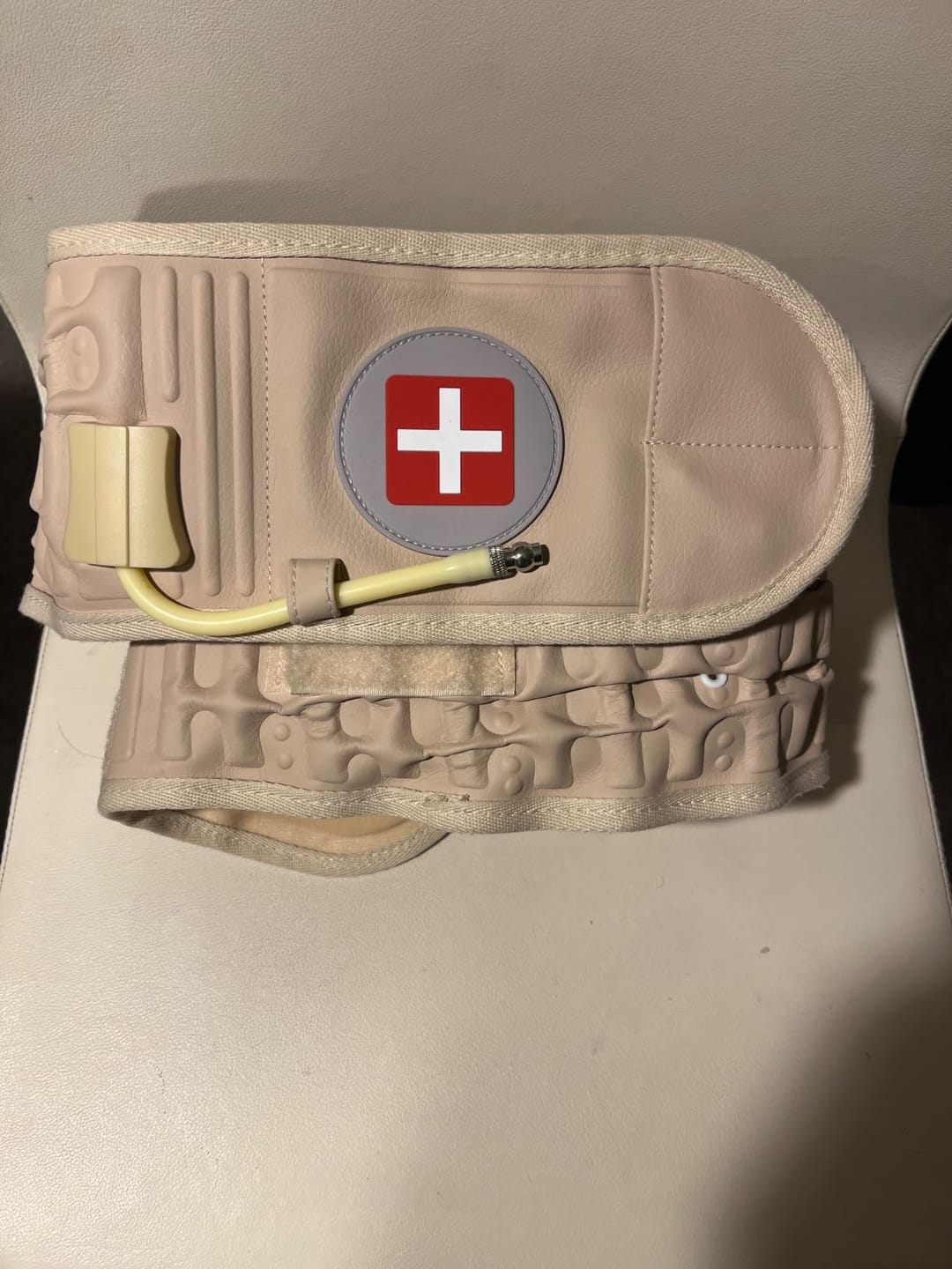 Customer photo review of Decompression Back Belt, Inflatable Back Brace for Back Pain