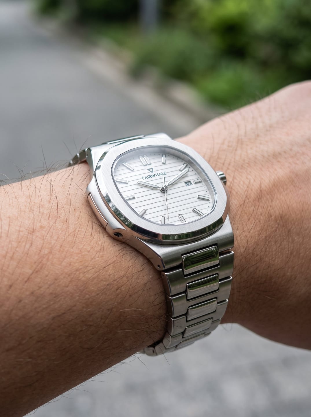 Customer photo review of MARK FAIRWHALE FW-5610 AURELION – Men’s Luminous Waterproof Watch