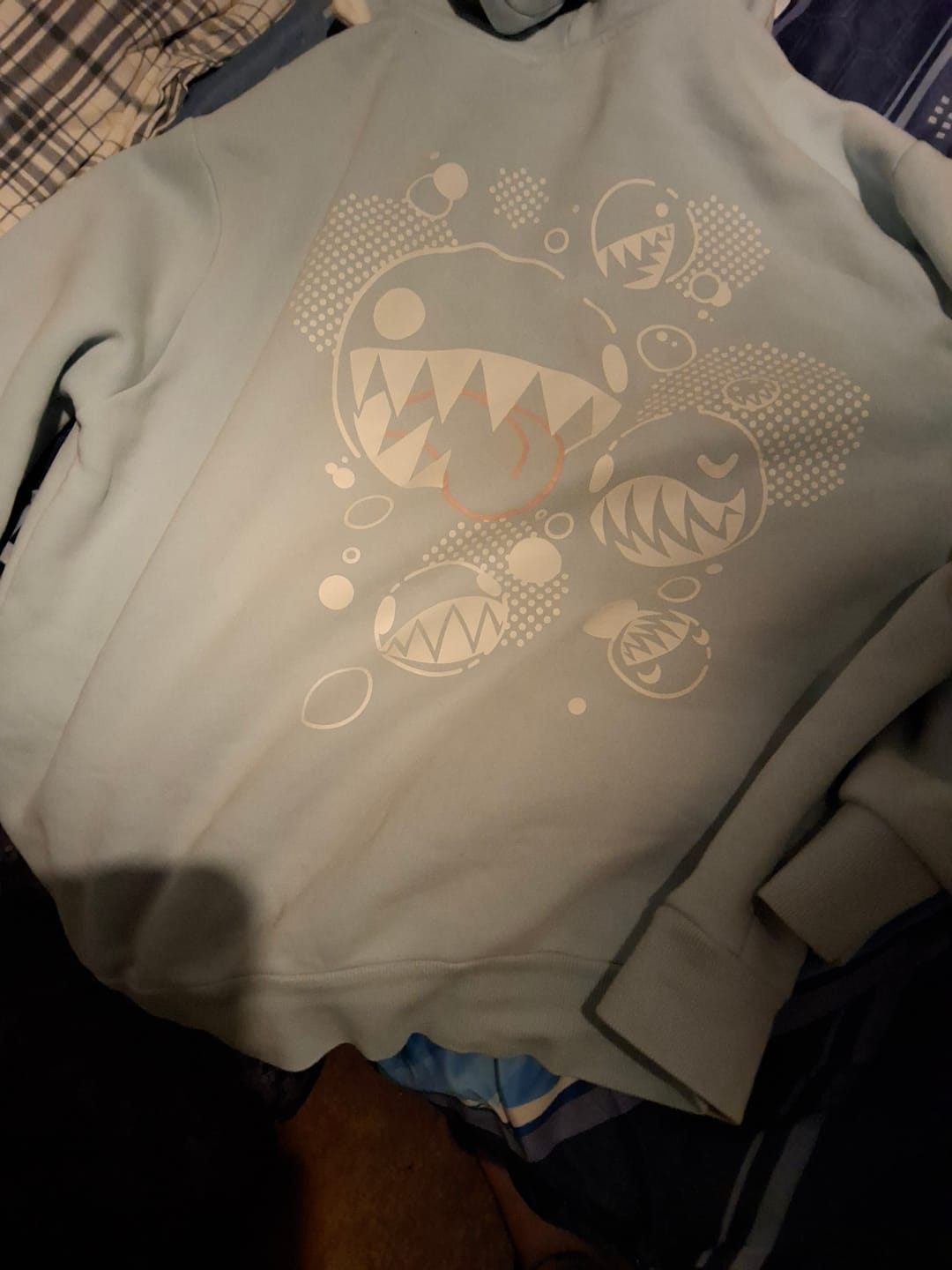Customer photo review of Bubble Hoodie