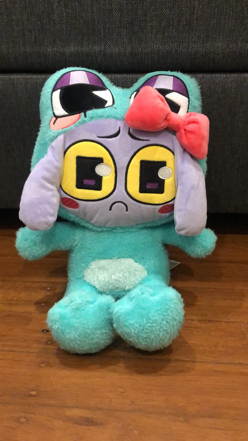 Customer photo review of Ribbit-Suit Jax Plush