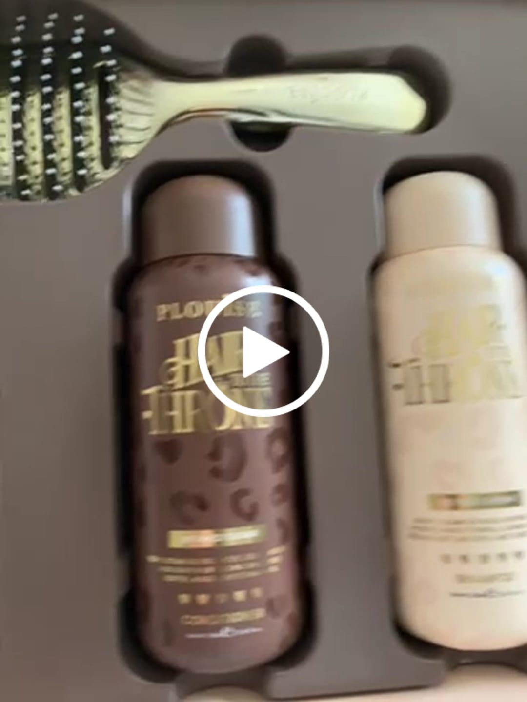 Customer video review of Cheetah Claim To Tame Hair Care Set
