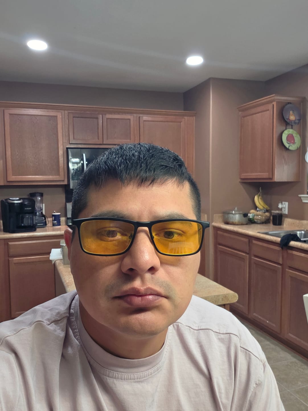 Customer photo review of Jayden | Comfortable Business Titanium Magnetic Clip-on Eyeglasses Sunglasses