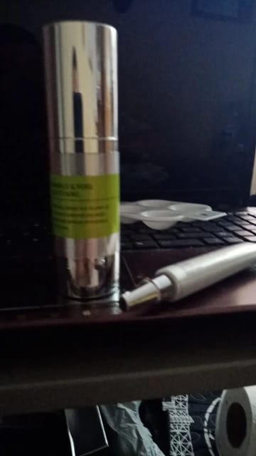 Customer photo review of Retinol Eye Cream – Firming & Brightening