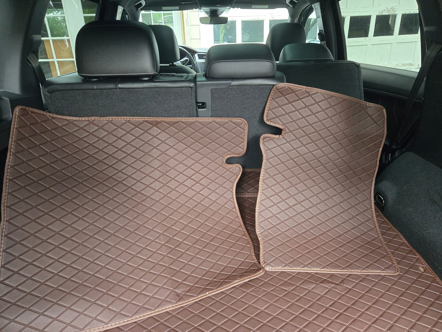 Customer photo review of All-Weather Waterproof Custom Car Trunk Mat Automotive Liner (Wraparound)