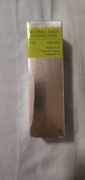 Customer photo review of Retinol Eye Cream – Firming & Brightening