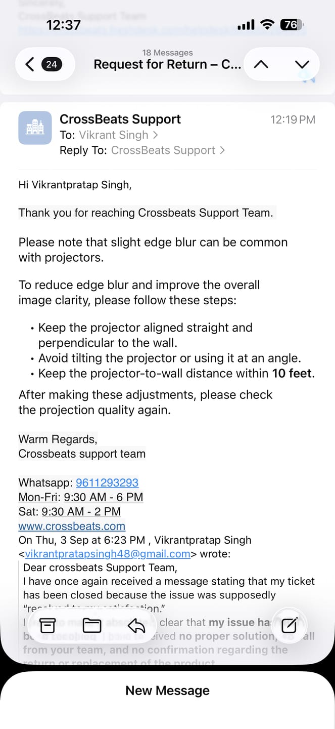 Customer photo review of LumeX Vista