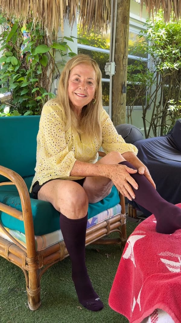 Customer photo review of Original Wide Compression Socks