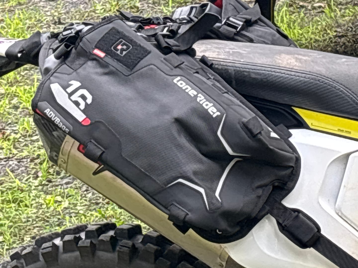 Customer photo review of ADVBags 16 – Rackless Saddle Bags