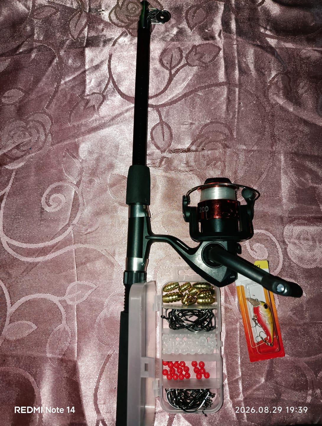 Customer photo review of Kit Caña de Pesca + Caja de Accesorios +