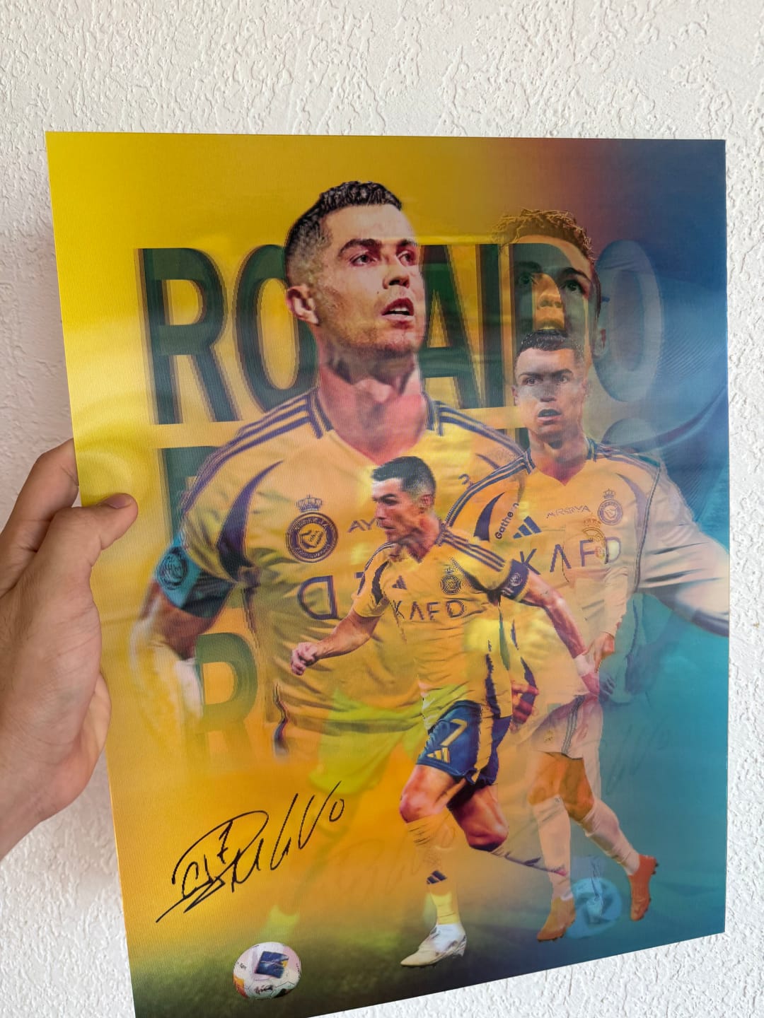 Customer photo review of Poster Lenticular Futbol Leyendas