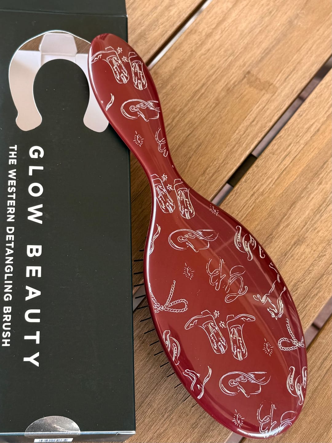 Customer photo review of The Western Detangling Brush