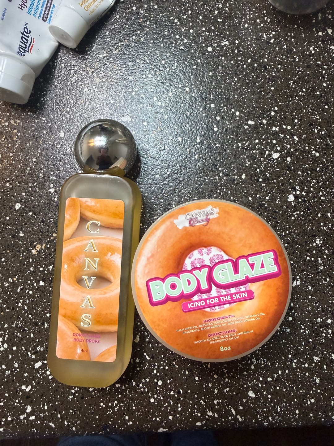 Customer photo review of BODY GLAZE: GLAZED DONUT