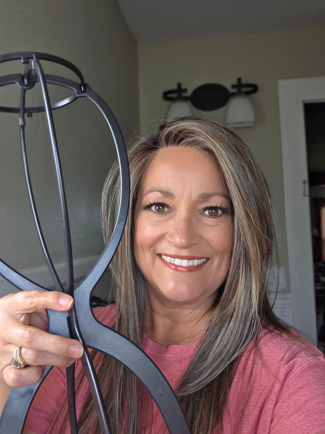 Customer photo review of WIG DRYING STAND
