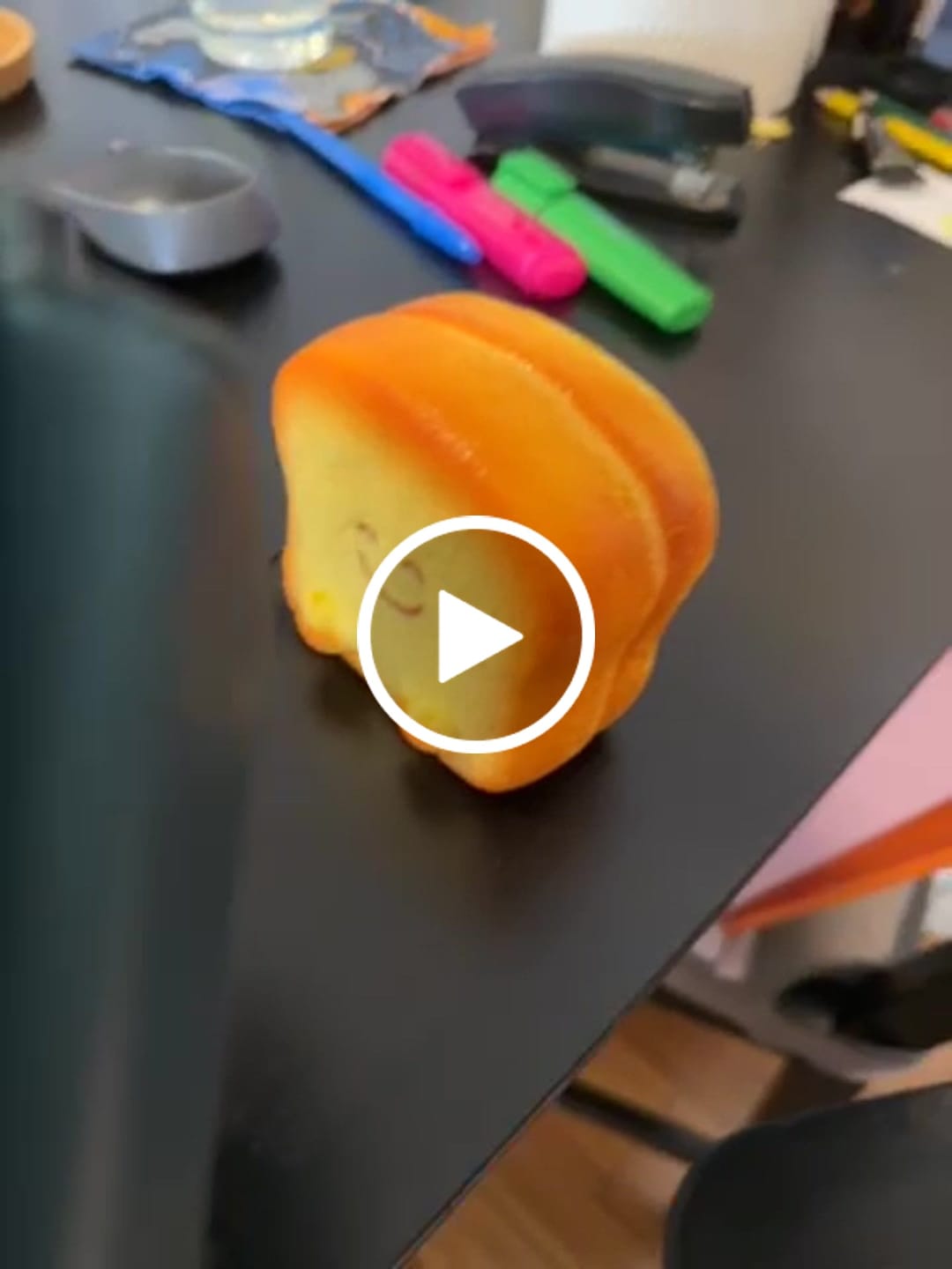 Customer video review of Smiley Toast ~ Slow Rising Scented Bread Squishy