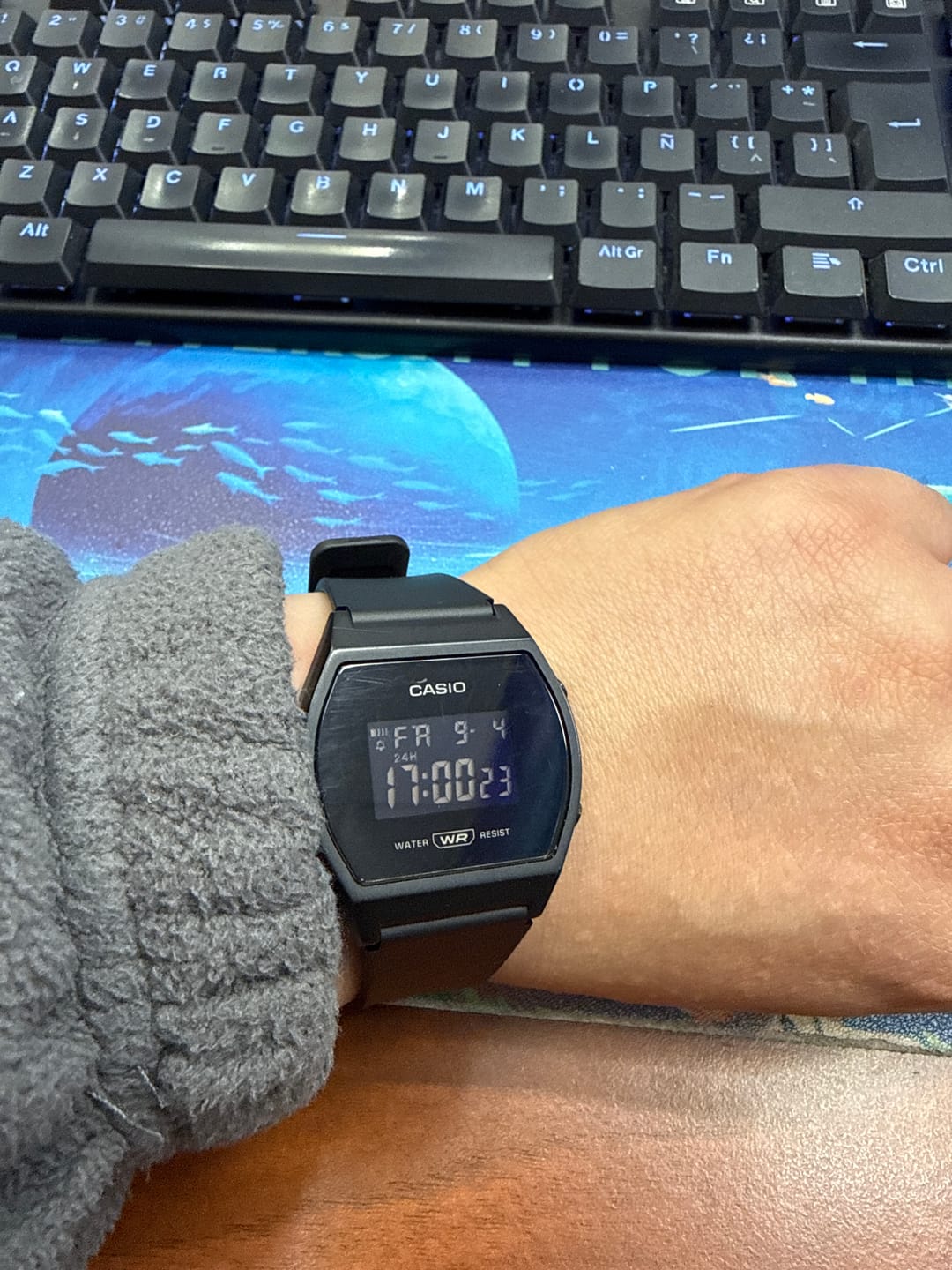 Customer photo review of Reloj Casio Vintage LW-204-1BDF Negro Pantalla Negativa