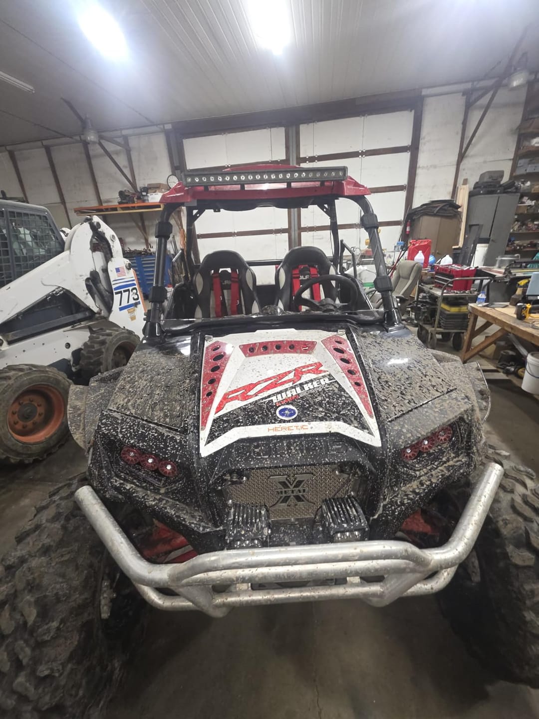 Customer photo review of UTV Full Windshield for Polaris RZR 800 / S 800/4 800, XP 900/4 900, RZR 570