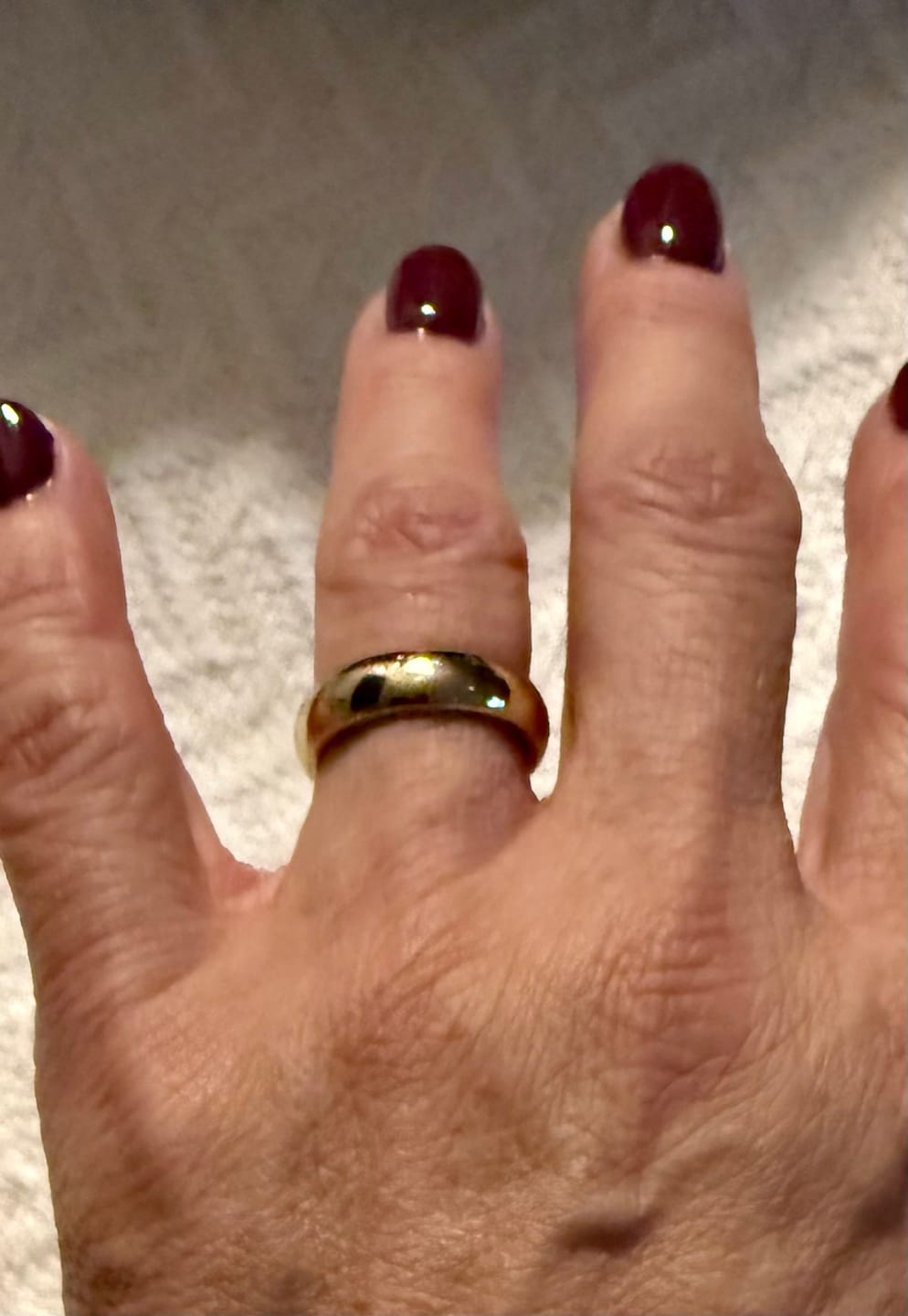 Customer photo review of Classic Stacking Ring