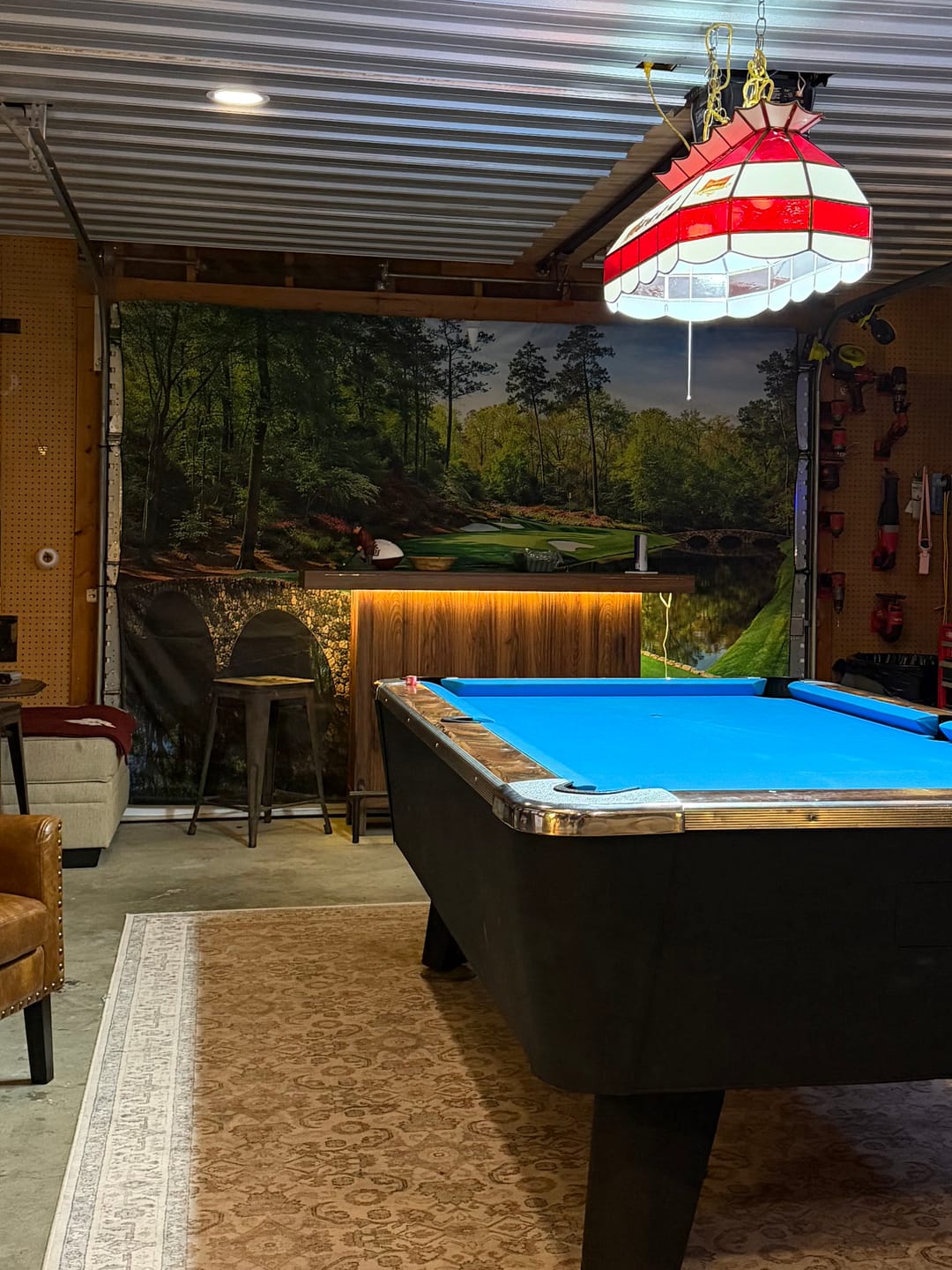 Customer photo review of Augusta Serenity Bridge – Interior Garage Door Cover